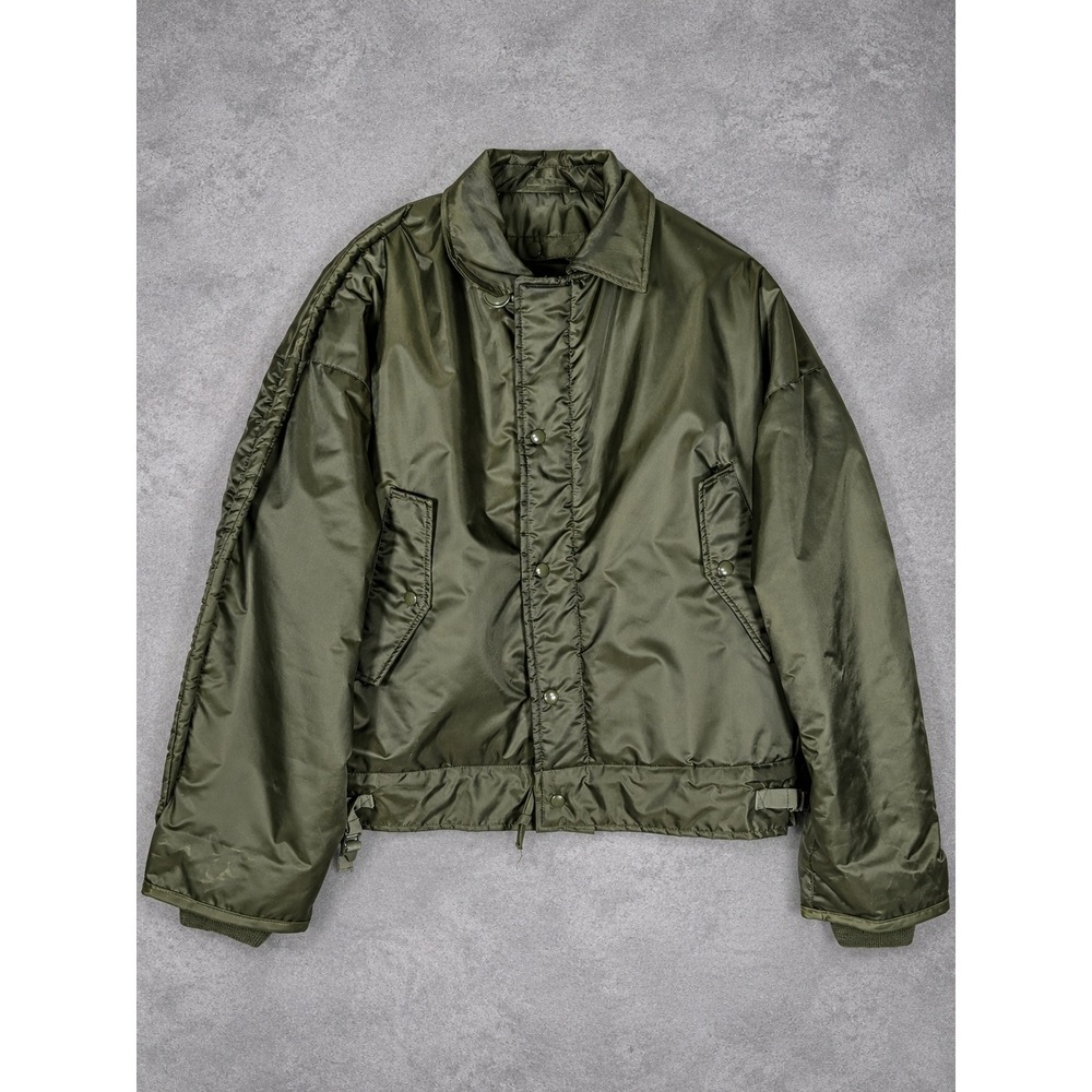 US Military A-1 Extreme Cold Weather Jacket Mens Medium Green Insulated USN Navy